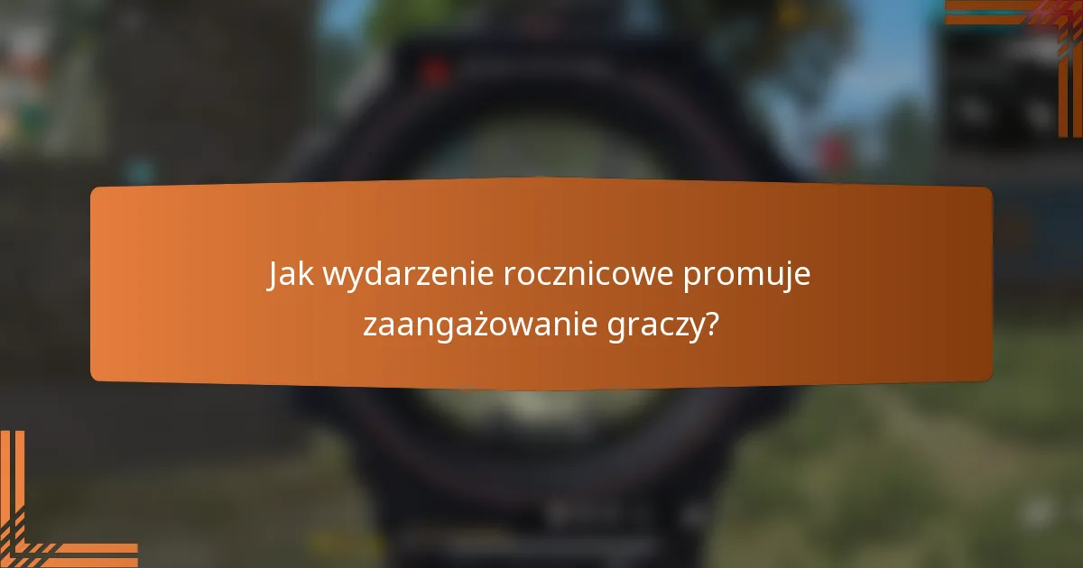 Jak wydarzenie rocznicowe promuje zaangażowanie graczy?